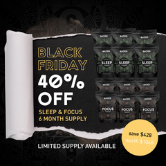 Sleep & Focus - 6 Month Supply - Black Friday Special